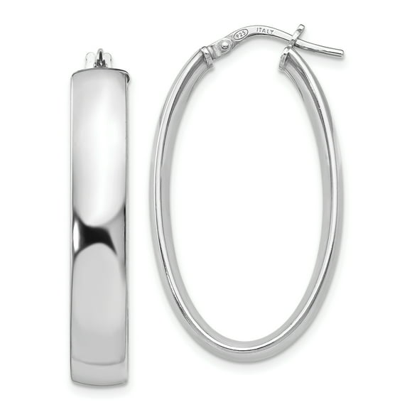 Leslies Sterling Silver and Ruthenium Plated Dia-Cut Post Hoop Earrings Leslies Sterling Silver and Ruthenium Plated Dia-Cut Post Hoop Earrings